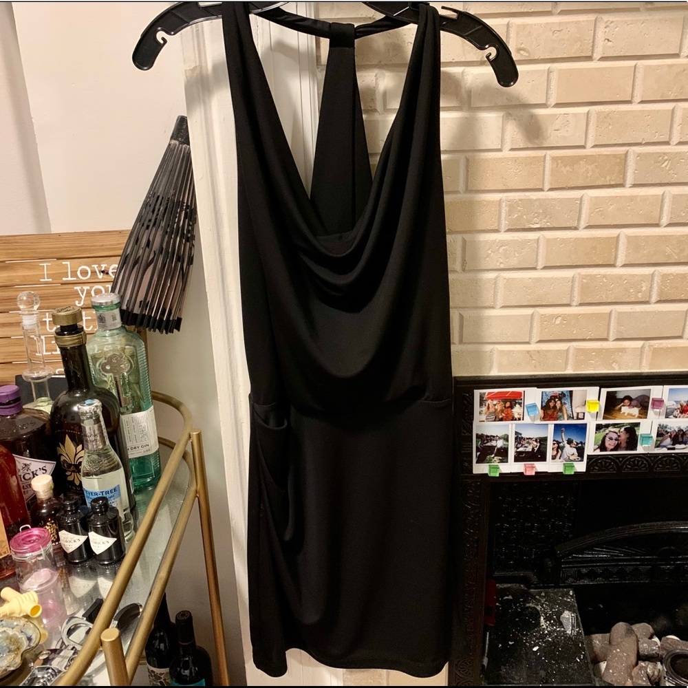 BCBGMAXAZRIA Skye Halter Dress
